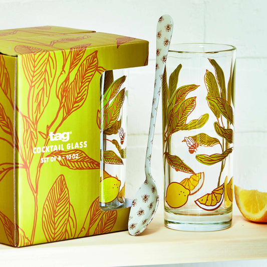 Honey Lemon Glasses - Set of 4