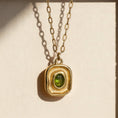 Load image into Gallery viewer, Elodie Square Pendant Necklace
