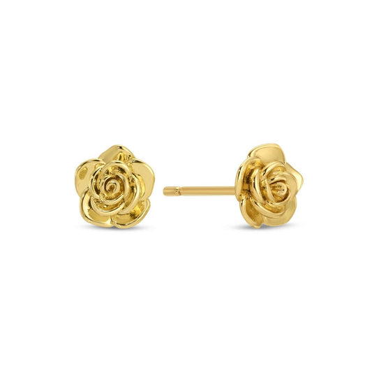 Rose Studs on Velvet Tag