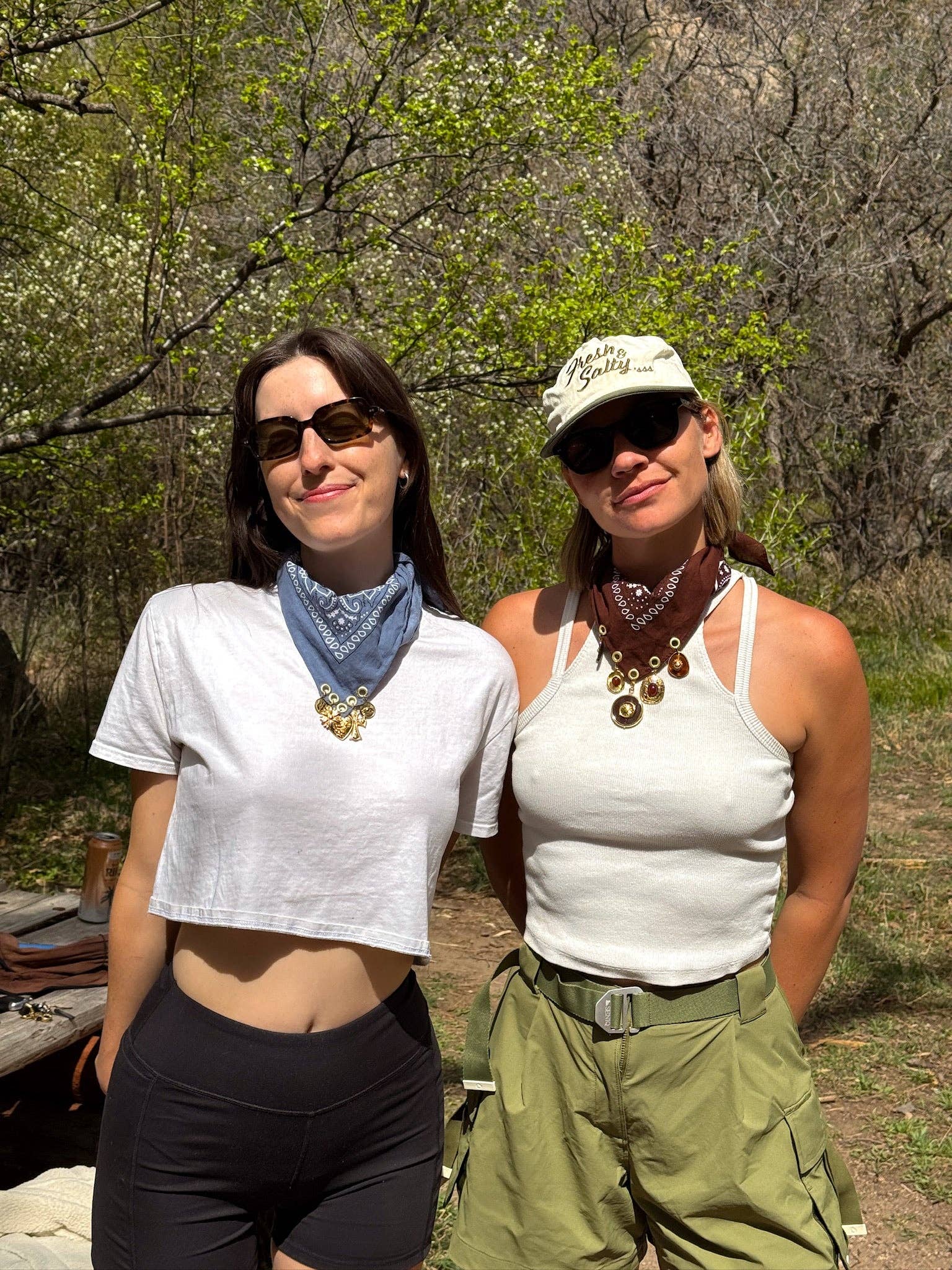 The Protector Brown Bandana Necklace