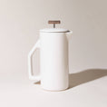 Load image into Gallery viewer, Cream Ceramic French Press
