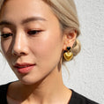 Load image into Gallery viewer, Heart of Gold Earrings
