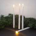 Load image into Gallery viewer, Battery Operated 3D Wick Flame Taper Candles with Remote
