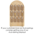 Load image into Gallery viewer, Dogwood Flower Stud Earrings
