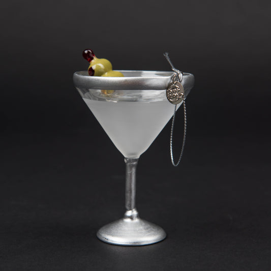 Martini Cocktail Holiday Ornament