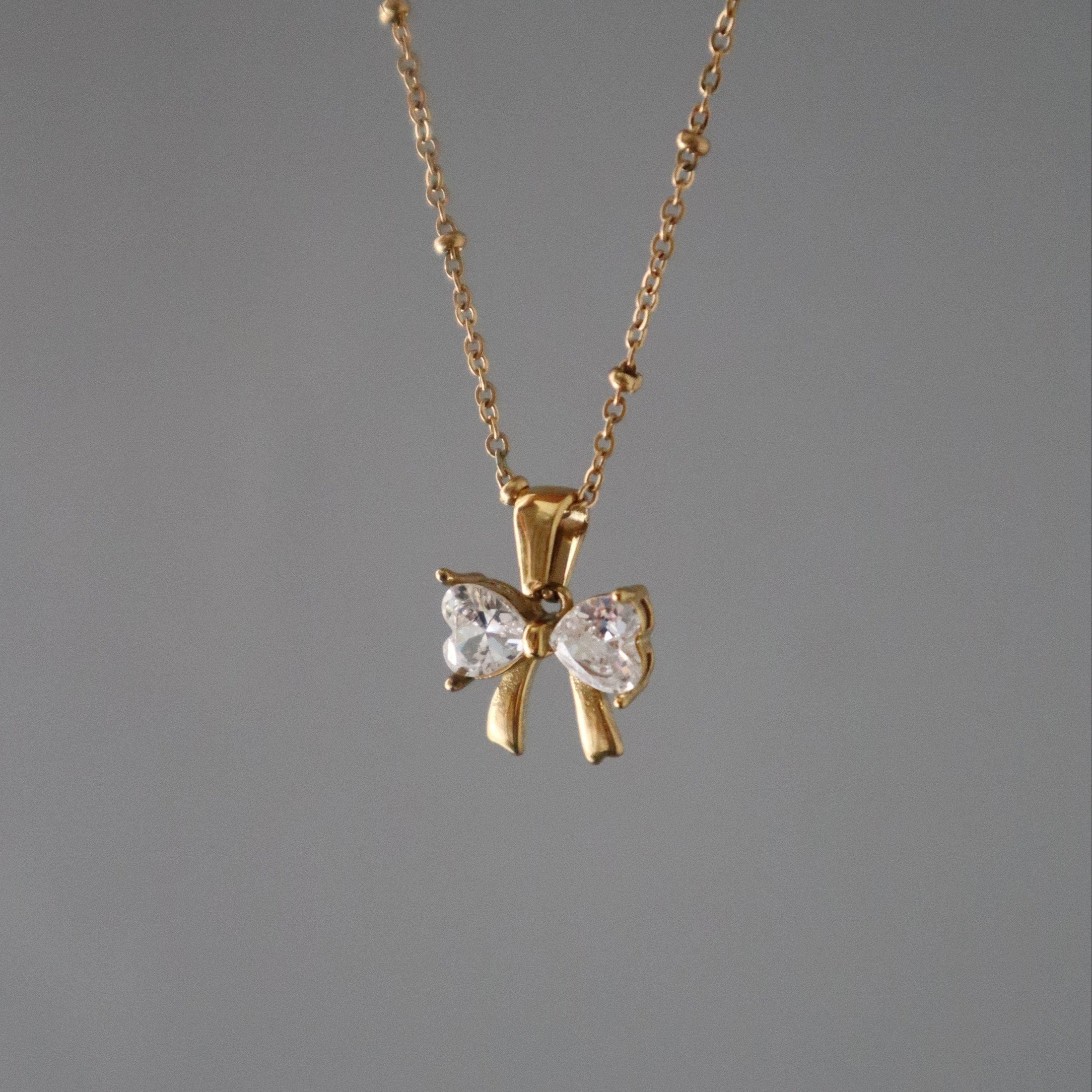 Beloved Bow Necklace