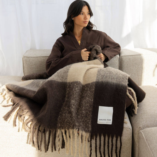 The Reykjavik Throw - Dark Earth Brown