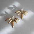 Load image into Gallery viewer, Blooming Petal Earrings | Statement Earrings
