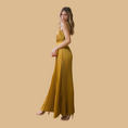 Load image into Gallery viewer, Golden Pleated Jumpsuit
