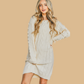 Load image into Gallery viewer, Pompom Detailed Pullover Sweater Dress
