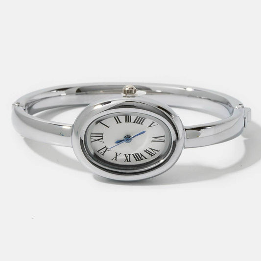 Silver Bangle Watch