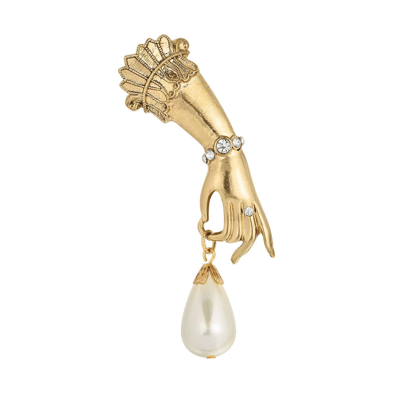 Belle Epoch Faux Pearl Brooch