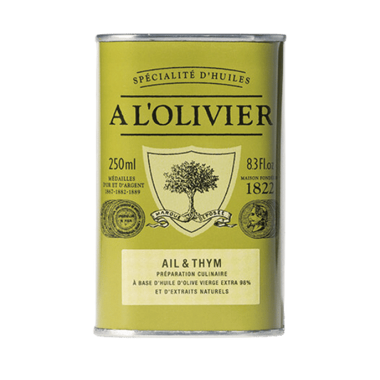 A l'Olivier Garlic & Thyme Olive Oil 8.4oz