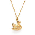 Load image into Gallery viewer, Mother Swan Charm Necklace

