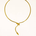 Load image into Gallery viewer, Gildora Serpent Lariat Necklace
