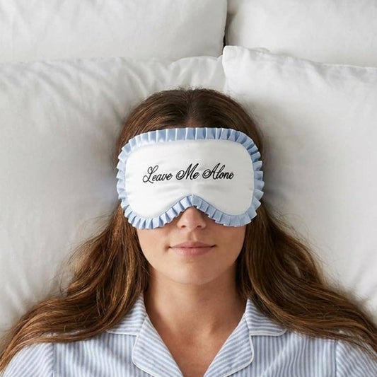 Leave Me Alone Satin Sleep Eye Mask