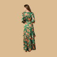 Load image into Gallery viewer, Green Floral Maxi Dress
