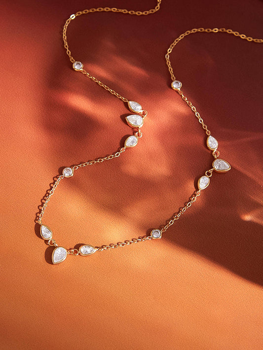 Elarae Teardrop Layered Necklace