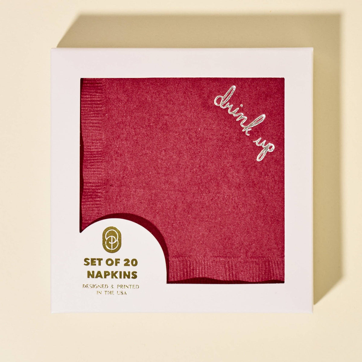Drink Up Paper Beverage Napkin - Set of 20