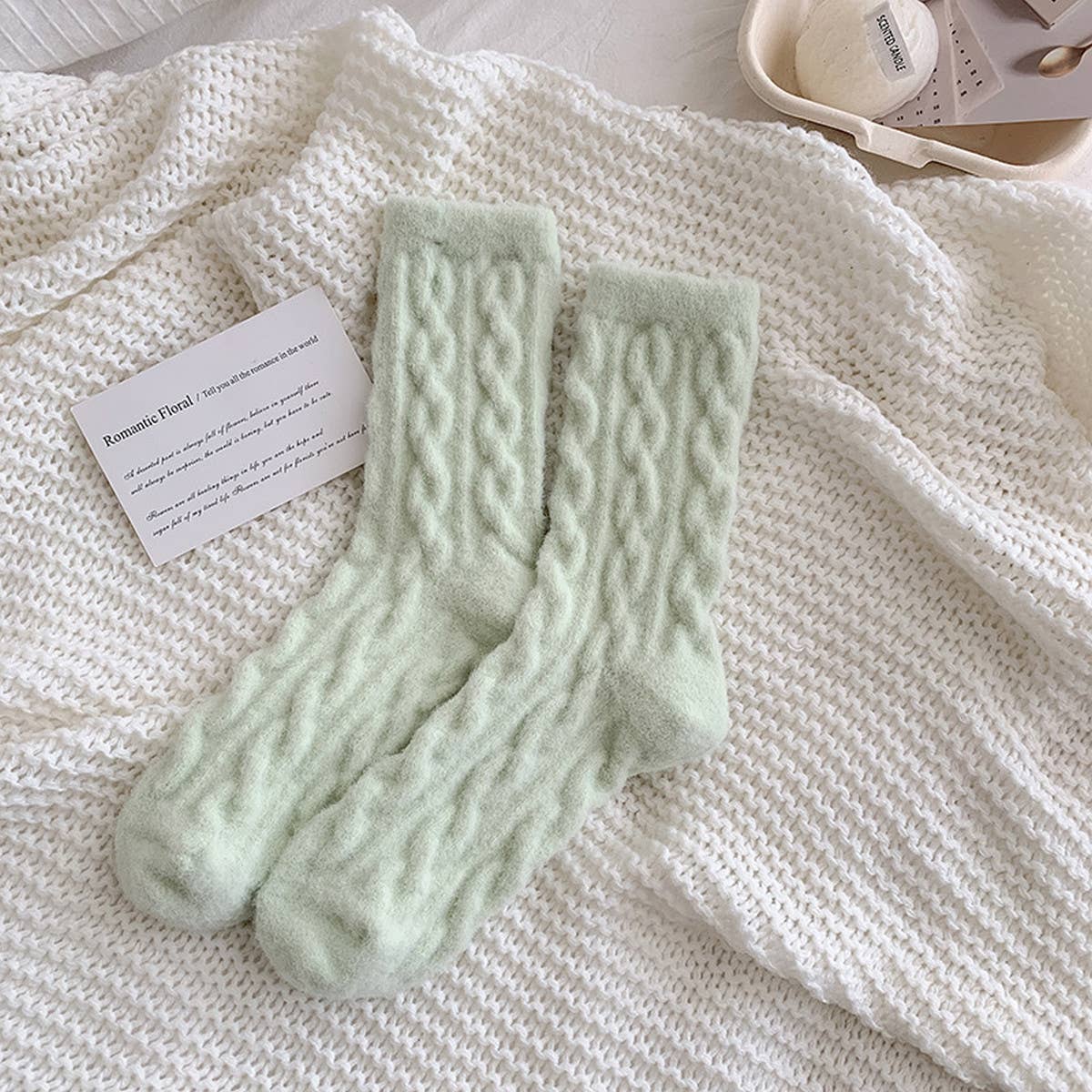 Plush Knit Fuzzy Socks