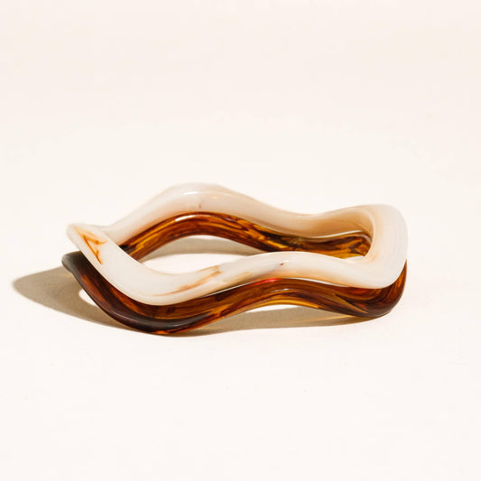 Wilder Wavy Bangle Bracelet Set