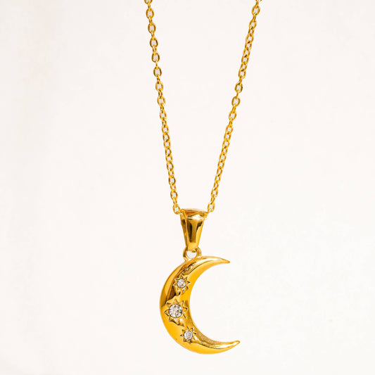 Atlas Moon Necklace