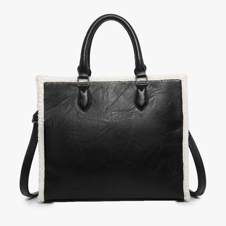Bev Sherpa Trim Tote