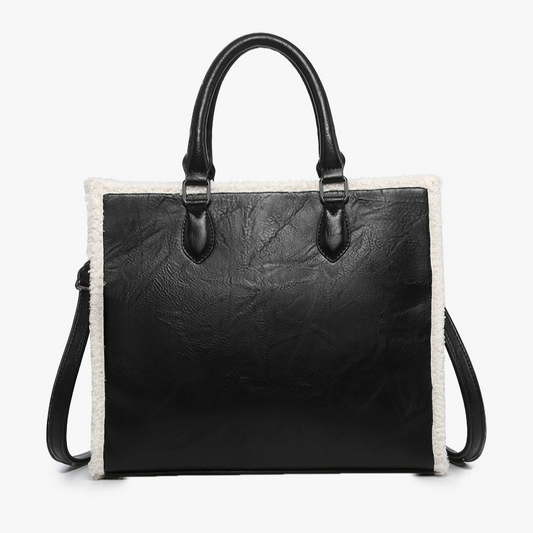 Bev Sherpa Trim Tote