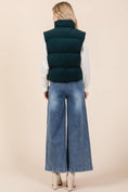 Load image into Gallery viewer, Corduroy Puffer Vest
