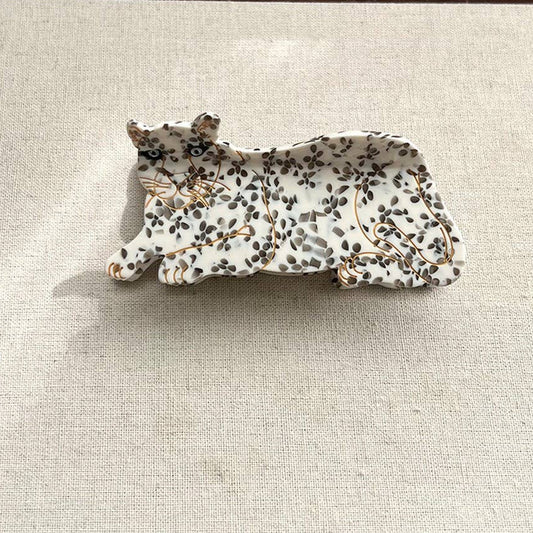 Cartoon Leopard Hair Claw