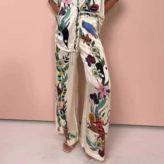 Flower Print Lounge Pants