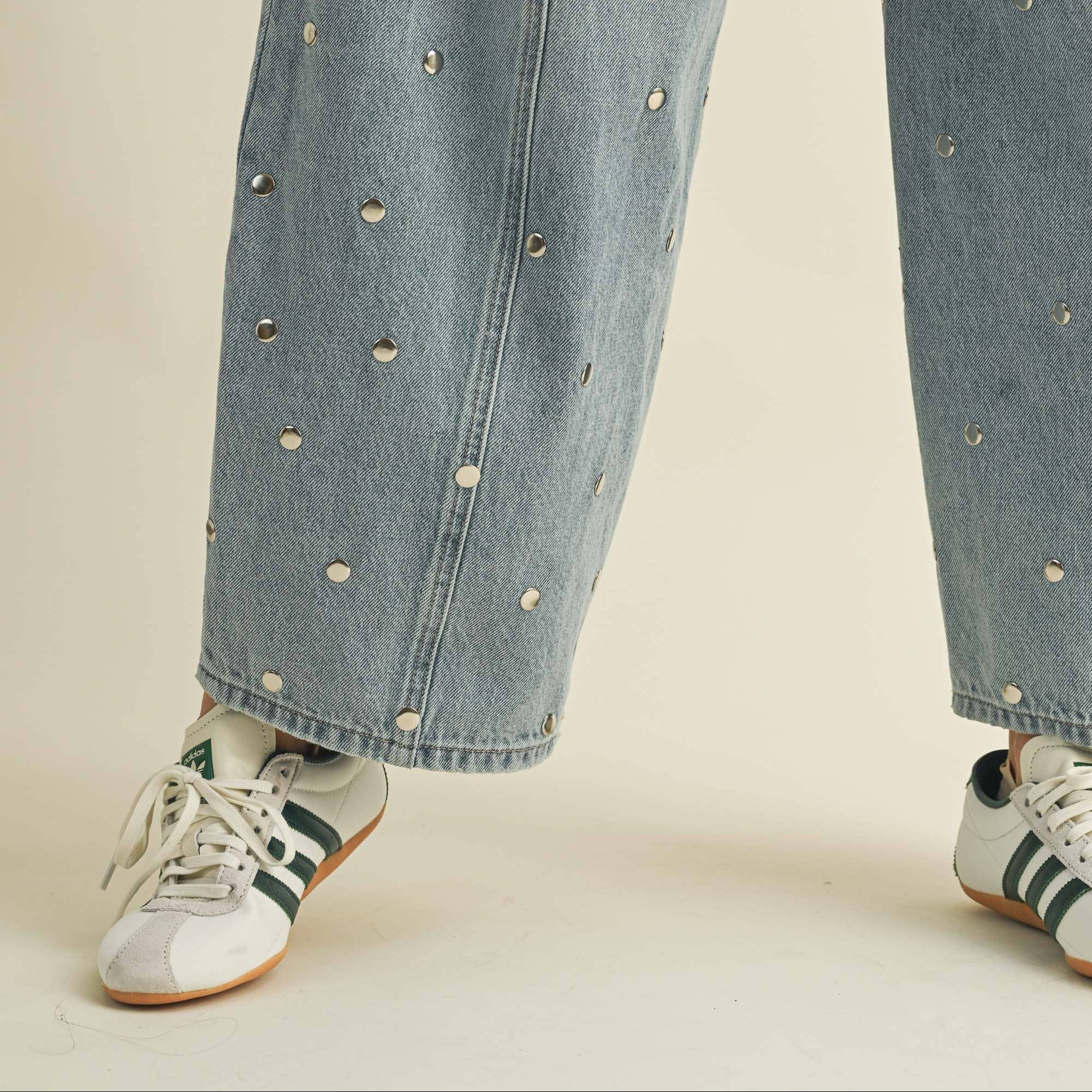 Scottie Studded Barrel Jean