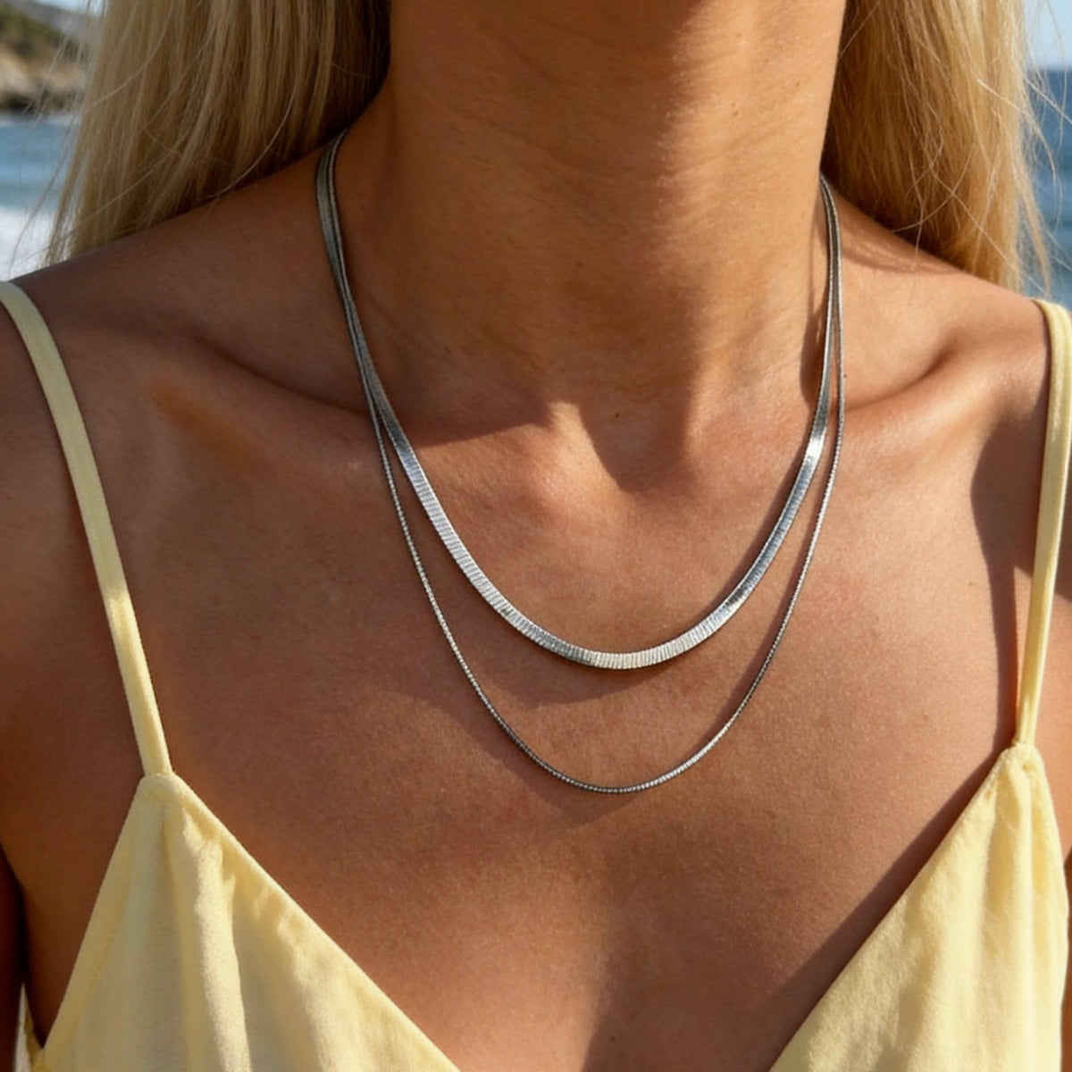 Sia Snake Chain Necklace