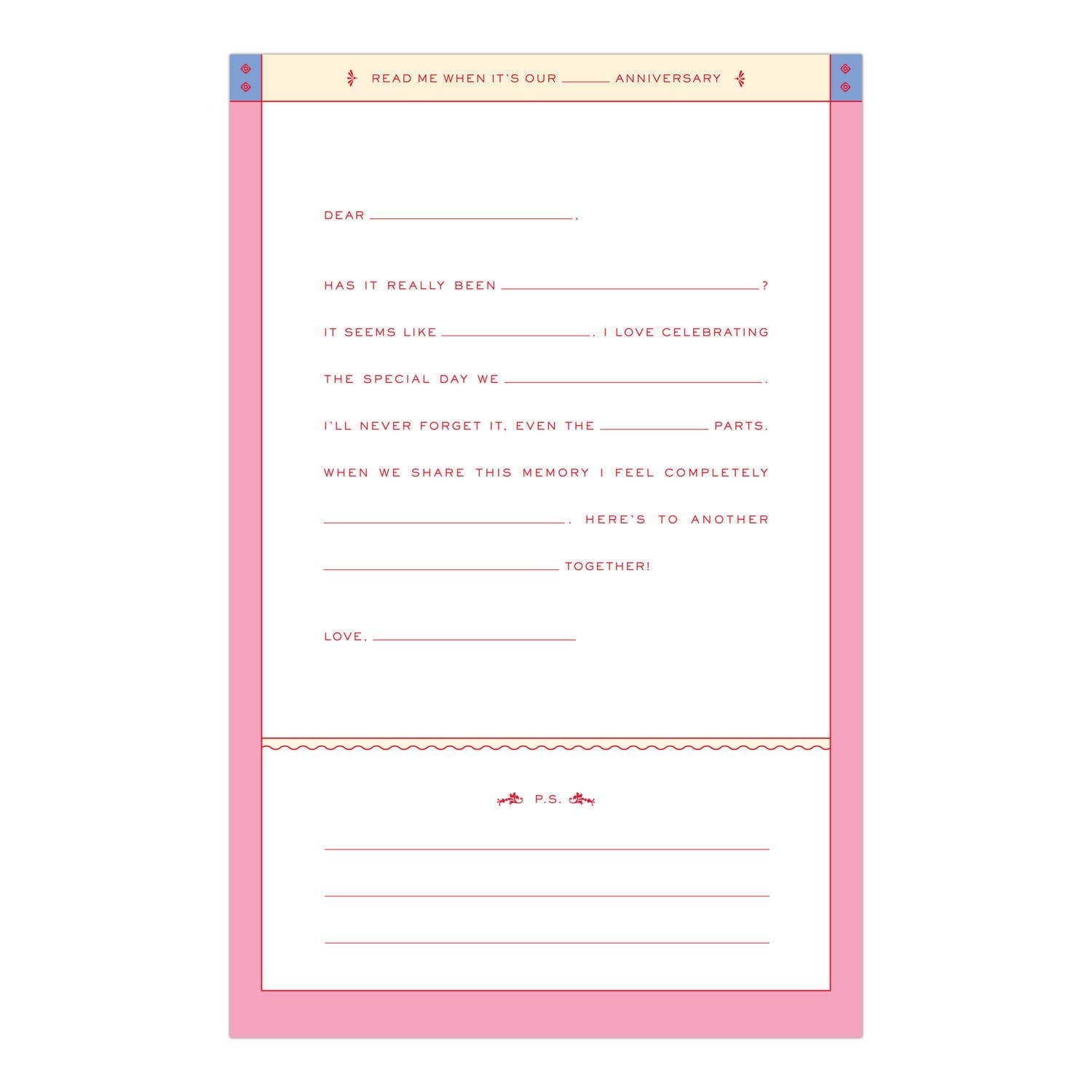 Letters to the Love of My Life Read Me When Box