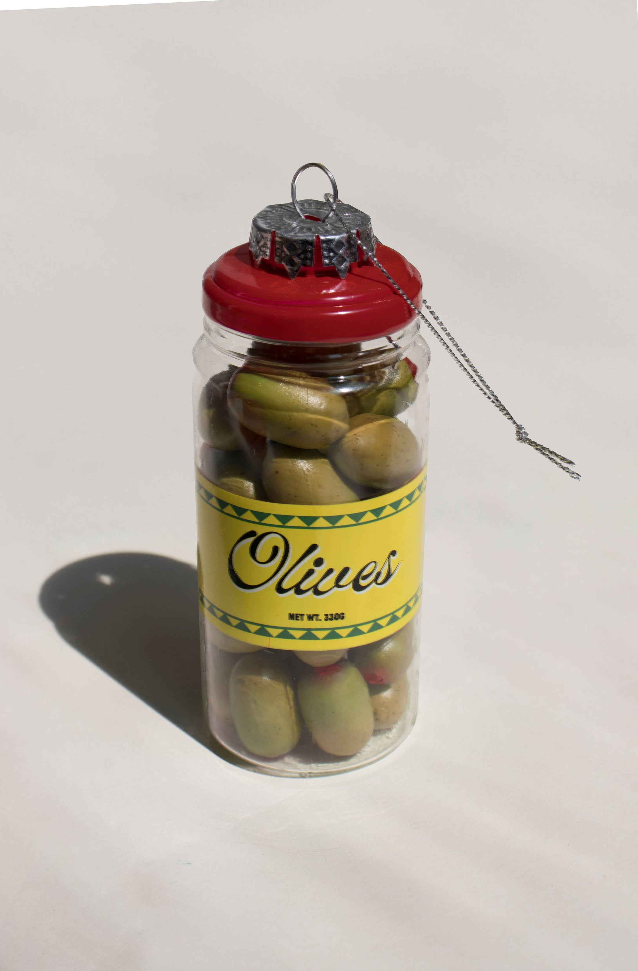 Olive Jar Cocktail Garnish Holiday Ornament