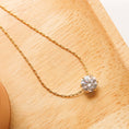 Load image into Gallery viewer, Ciara  Petite Round CZ Necklace
