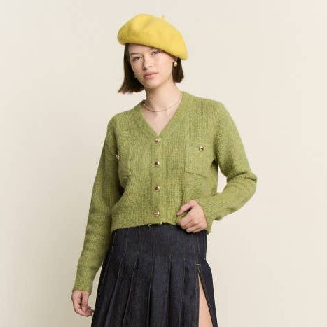 Cropped Cozy Cardigan