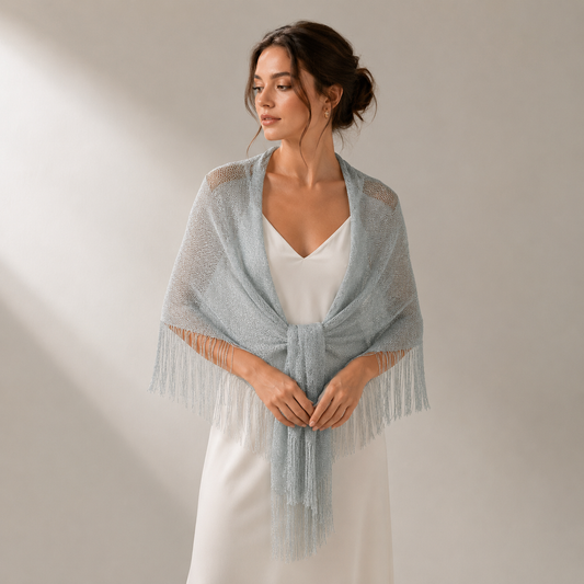 Shimmer Fringe Wrap