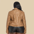 Load image into Gallery viewer, Mocha Biker Jacket

