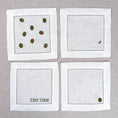 Load image into Gallery viewer, Olive Martini Embroidered Cocktail Napkin Set
