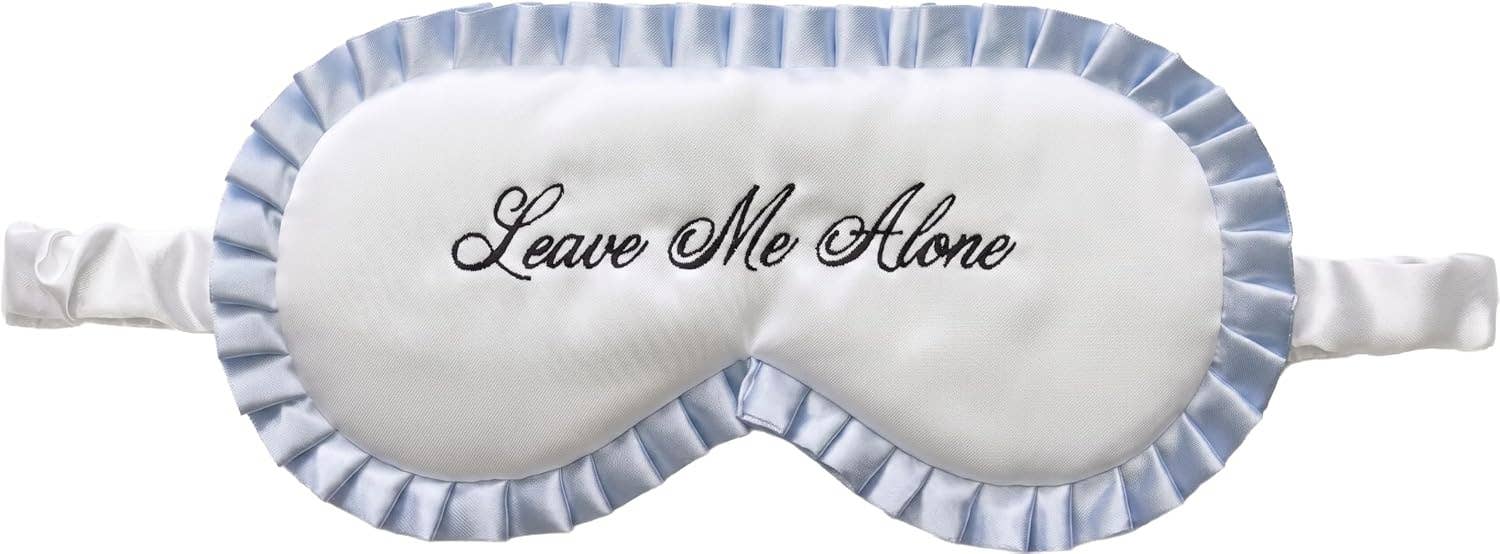 Leave Me Alone Satin Sleep Eye Mask