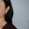 Load image into Gallery viewer, Nova CZ Chain Drop Earrings
