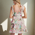 Load image into Gallery viewer, Pink Floral Eyelet Dress
