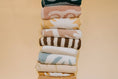 Load image into Gallery viewer, Stripe Plush Throw - Mocha & Cream
