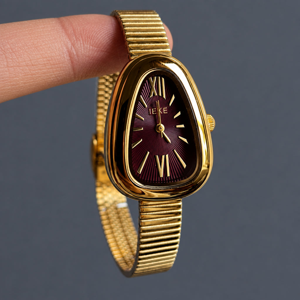 Minimalist Geometric Dail Stainless Steel Watch
