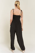 Load image into Gallery viewer, Smocked Tie Strap Jumpsuit
