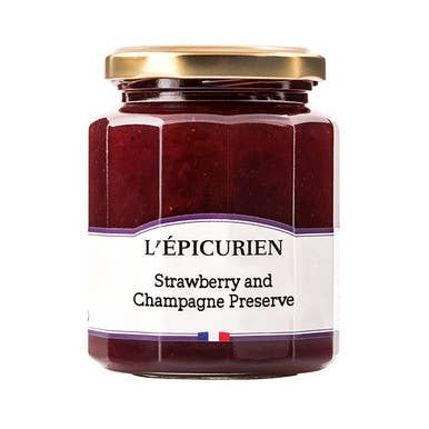 L'Epicurien Champagne & Strawberry Jam - 11.3oz