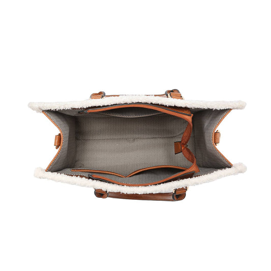 Bev Sherpa Trim Tote