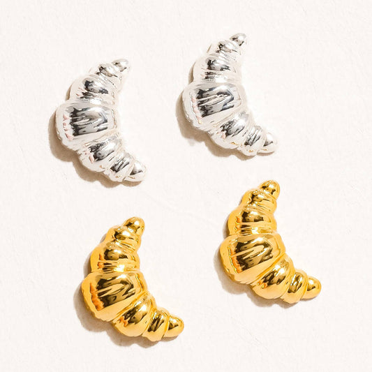 Petite Croissant Stud
