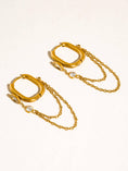 Load image into Gallery viewer, Lucienne Chain Link Drop Earrings
